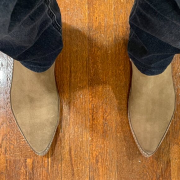 SONORA Men's Suede Zip Ankle Boots - Size 41 - Picture 1 of 9